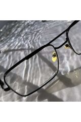 Siyah Çerçeveli Mavi Işık Korumalı Unisex Gözlük