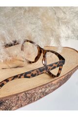 Unisex Wayfarer Leopar Mavi Işık Korumalı Gözlük