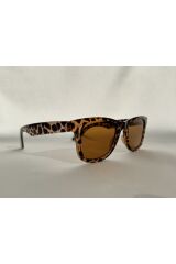 Vega Leopar Güneş Gözlüğü Wayfarer Kahve Cam Renkli