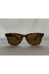 Vega Leopar Güneş Gözlüğü Wayfarer Kahve Cam Renkli