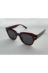 Venüs Kahve Güneş Gözlüğü Wayfarer Siyah Cam Renkli