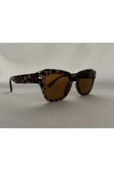 Venüs Leopar Güneş Gözlüğü Wayfarer Kahve Cam Renkli