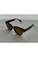 Venüs Leopar Güneş Gözlüğü Wayfarer Kahve Cam Renkli