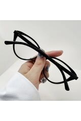 Cateye Mavi Işık Filtreli Gözlük BlueBlock Kedi Gözü Köşeli, Optik Uyumlu Camları Değişebilir