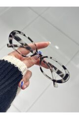 CAT EYE KLASİK RETRO Zebra Mavi Işık Korumalı Blue Block Ekran gözlüğü