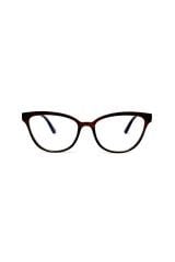 Lily Brown Mavi Işık Korumalı Gözlük Unisex Cateye Optik Uyumlu Camları Değişebilir