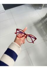 Kadın Mavi Işık Korumalı Bilgisayar Gözlüğü Cateye Voke Model