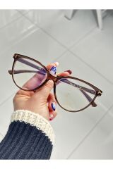 Talia Metal Detaylı Cateye Mavi Işık Filtreli Ekran Gözlüğü Optik Uyumlu Camları Değişebilir