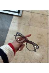 Talya Cateye Gri Mavi Işık Filtreli Ekran Gözlüğü Optik Uyumlu Camları Değişebilir