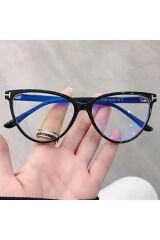 Talia Metal Detaylı Cateye Mavi Işık Filtreli Ekran Gözlüğü Optik Uyumlu Camları Değişebilir