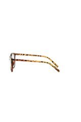 Cateye Leopar Desen Mavi Işık Filtreli Gözlük Optik Uyumlu Camları Değişebilir