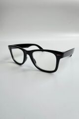 Unisex Wayfarer Siyah Mavi Işık Korumalı Gözlük
