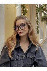 Unisex Siyah Mavi Işık Korumalı Gözlük
