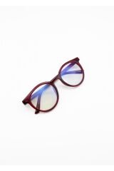 London Bordo Unisex Mavi Işık Korumalı Gözlük