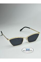 LORENT V2 SİYAH GÜNEŞ GÖZLÜĞÜ Cateye Gold Çerçeve 57 ekartman