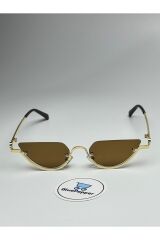 GUPP KAHVE GÜNEŞ GÖZLÜĞÜ Cateye Gold Çerçeve 52 ekartman
