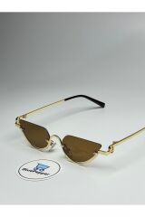 GUPP KAHVE GÜNEŞ GÖZLÜĞÜ Cateye Gold Çerçeve 52 ekartman