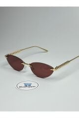 CARTYY V4 BORDO GÜNEŞ GÖZLÜĞÜ Cateye Çerçeve 60-18-143 ekartman