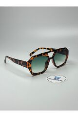 BROOKLYN LEOPAR GÜNEŞ GÖZLÜĞÜ Geometrik Çerçeve 55 ekartman