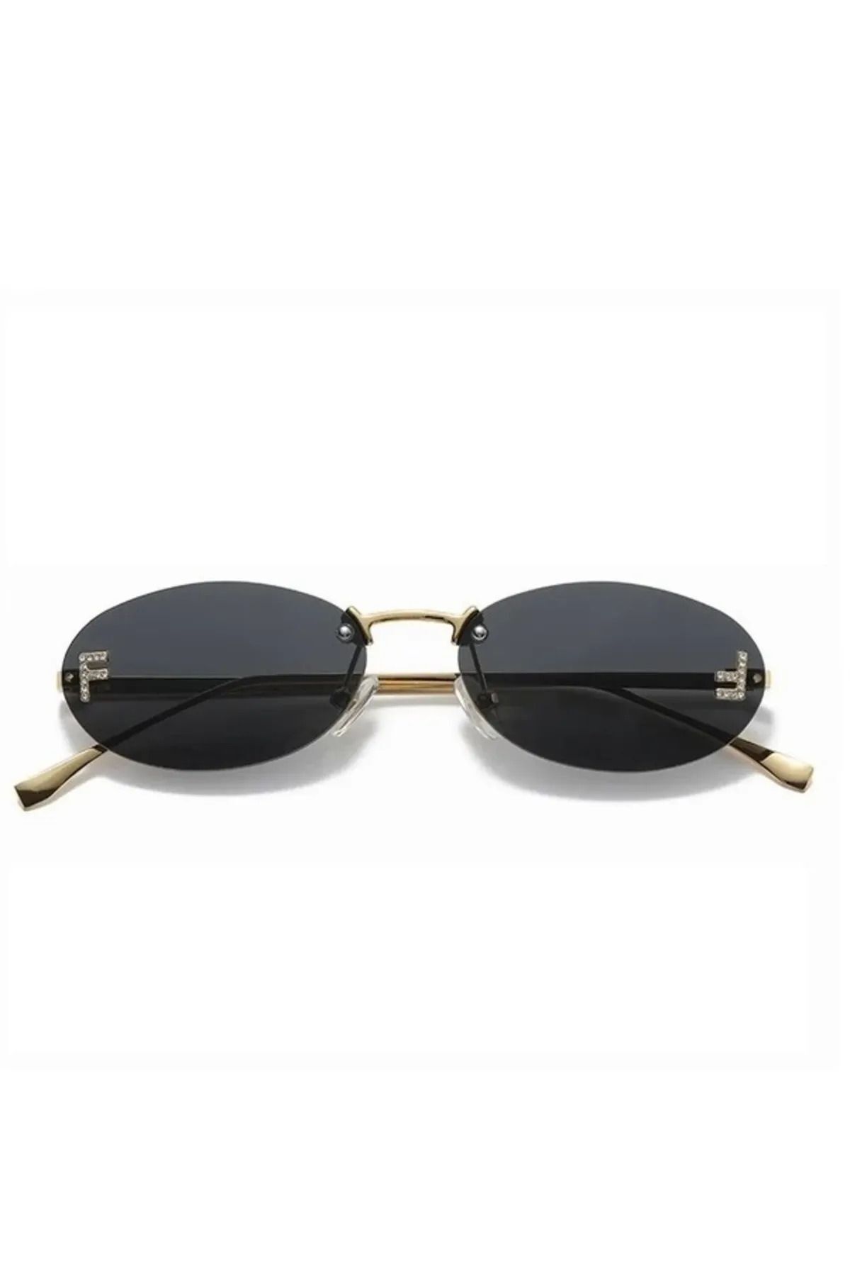 FF Taşlı Oval Tasarım Güneş Gözlüğü
