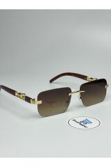 CARTYY V3 KAHVE GÜNEŞ GÖZLÜĞÜ Dikdörtgen Çerçeve 56 ekartman