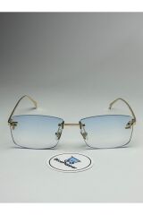 FENDYY V2 MAVİ GÜNEŞ GÖZLÜĞÜ Dikdörtgen Çerçeve 55-24-143 ekartman