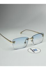 FENDYY V2 MAVİ GÜNEŞ GÖZLÜĞÜ Dikdörtgen Çerçeve 55-24-143 ekartman