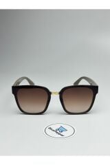 DEOR V2 SİYAH GÜNEŞ GÖZLÜĞÜ Büyük Çerçeve Kahve Cam Renkli 63 ekartman