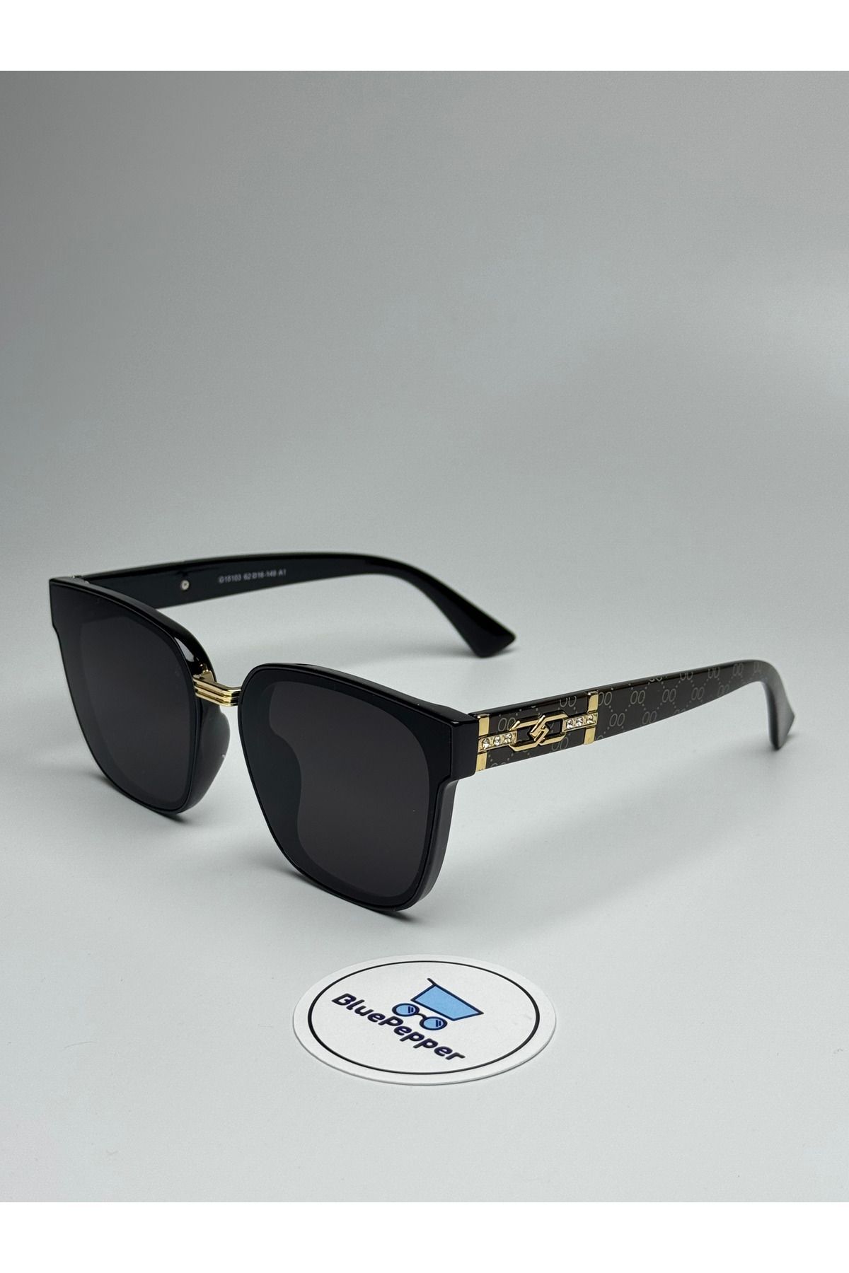 DEOR V2 SİYAH GÜNEŞ GÖZLÜĞÜ Büyük Çerçeve Siyah Cam Renkli 63 ekartman