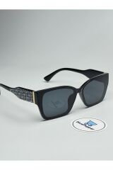 DEOR SİYAH GÜNEŞ GÖZLÜĞÜ Büyük Çerçeve Siyah Cam Renkli 63 ekartman