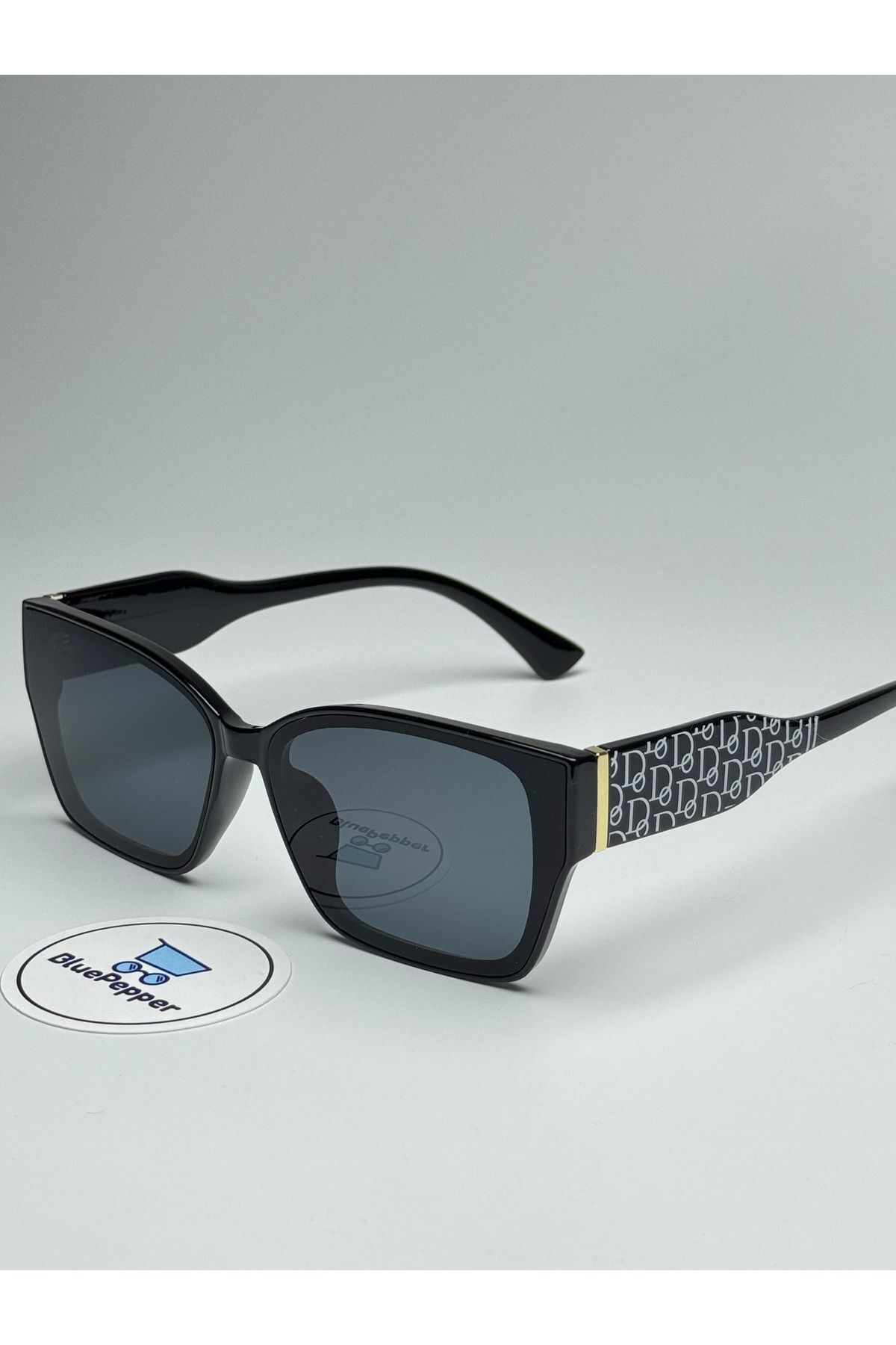 DEOR SİYAH GÜNEŞ GÖZLÜĞÜ Büyük Çerçeve Siyah Cam Renkli 63 ekartman