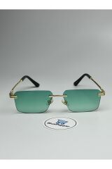 CARTYY V2 YEŞİL GÜNEŞ GÖZLÜĞÜ Dikdörtgen Çerçeve 55 ekartman