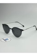 HERA SİYAH GÜNEŞ GÖZLÜĞÜ Yuvarlak Çerçeve Siyah Cam Renkli 50 ekartman