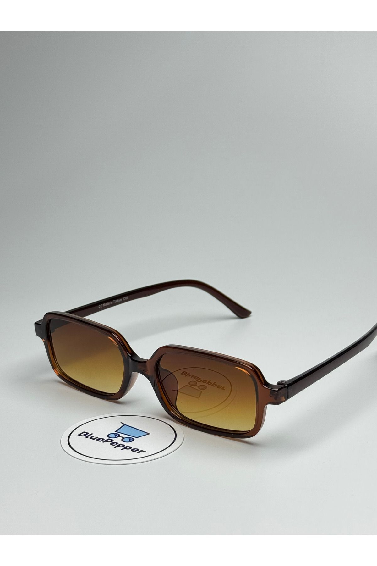 MIUX v5 Kahverengi Güneş Gözlüğü Dökdörtgen Model 49-16-145