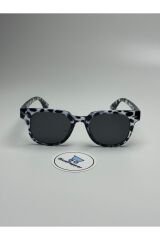 Vega Model Zebra Desen Güneş Gözlüğü Wayfarer Siyah Cam Renkli