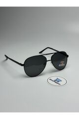 Burban Siyah Polarize Güneş Gözlüğü Siyah Cam Renkli