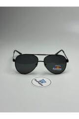 Burban Siyah Polarize Güneş Gözlüğü Siyah Cam Renkli