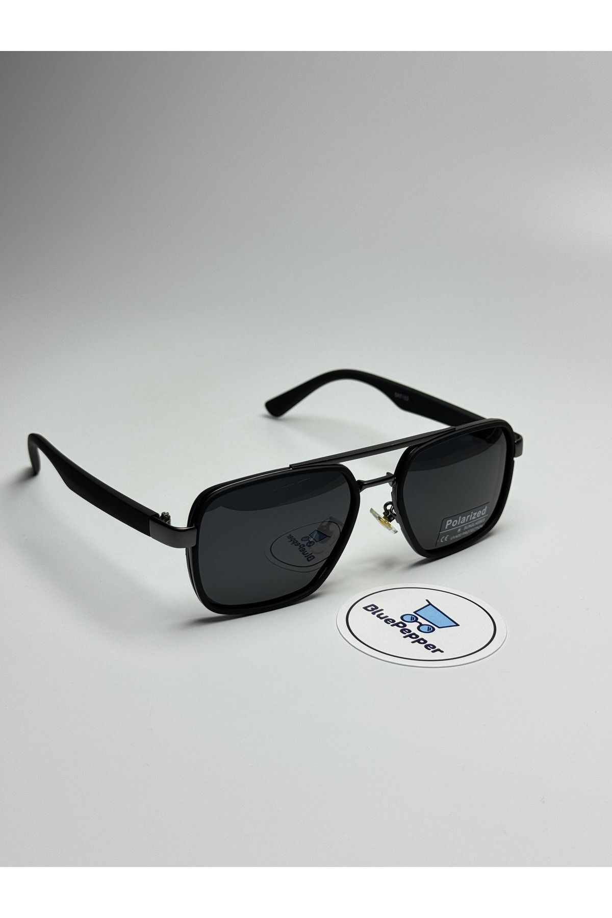Depa Siyah Polarize Güneş Gözlüğü Pilot Model Siyah Cam Renkli
