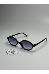 MIUX KAHVE GÜNEŞ GÖZLÜĞÜ Oval Siyah Cam Renkli