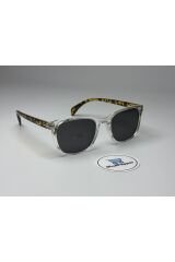 CROW LEOPAR-ŞEFFAF GÜNEŞ GÖZLÜĞÜ Wayfarer Çerçeve Siyah Cam Renkli 51 ekartman