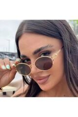 MIUX V4 SİYAH GÜNEŞ GÖZLÜĞÜ Oval Çerçeve Siyah Cam Renkli 55 ekartman