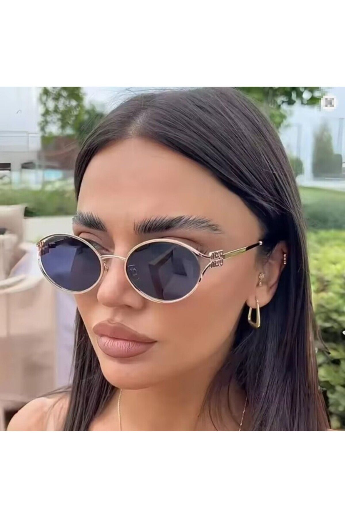 MIUX V4 MOR GÜNEŞ GÖZLÜĞÜ Oval Çerçeve Mor Cam Renkli 55 ekartman