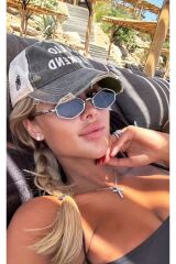 MIUX V3 SİYAH GÜNEŞ GÖZLÜĞÜ Cateye Geometrik Çerçeve Siyah Cam Renkli 56 ekartman