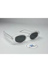 BUNNY ŞEFFAF GÜNEŞ GÖZLÜĞÜ Oval Çerçeve Siyah Cam Renkli 53 ekartman