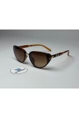 BURBEX KAHVE GÜNEŞ GÖZLÜĞÜ Cateye Çerçeve Kahve Cam Renkli 60 ekartman