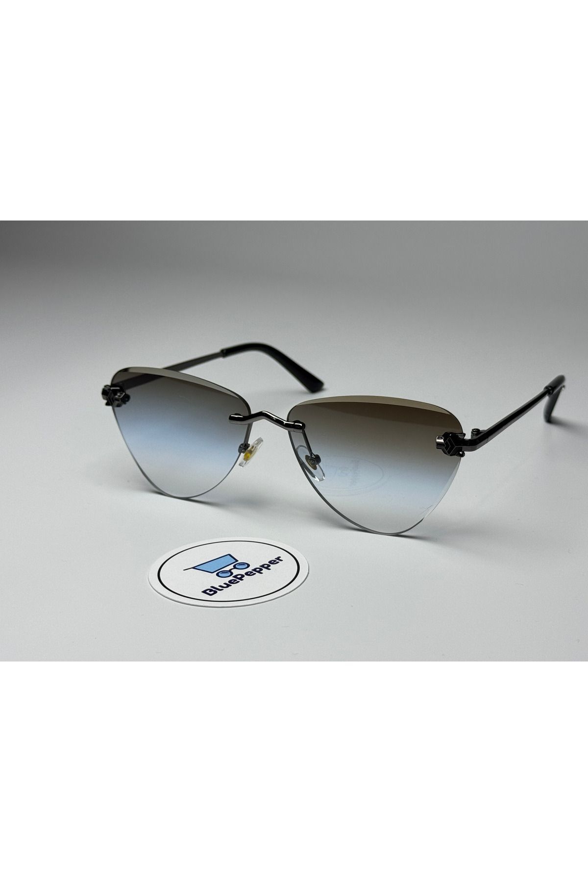 DAMY KAHVE GÜNEŞ GÖZLÜĞÜ Cateye Çerçeve Kahve Cam Renkli 56-18-139