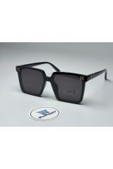 HEMRES SİYAH GÜNEŞ GÖZLÜĞÜ Dikdörtgen Çerçeve Siyah Cam Renkli 55 Ekartman