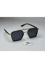 VITRUM GOLD GÜNEŞ GÖZLÜĞÜ Pilot Metal Çerçeve Siyah Cam Renkli 54-19-147