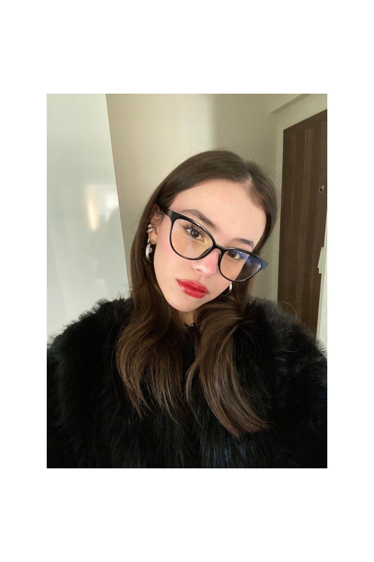 Lily Black Mavi Işık Korumalı Gözlük Unisex Cateye Optik Uyumlu Camları Değişebilir