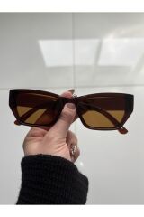 Pradix Brown Güneş Gözlüğü Cateye Kahve Cam Renkli